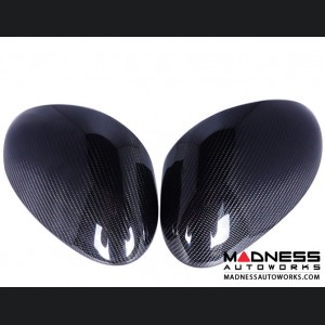 Alfa Romeo Stelvio Mirror Covers - Carbon Fiber - Caps - Feroce Carbon